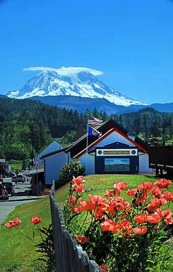 Rainier View from Eatonville